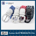 foshan weisi exclusive custom 2014 new style braided belt